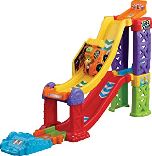 VTech Toot-Toot Drivers 3-in-1 Raceway, Toy Car racing Track for Boys and Girls, Car Tracks for Kids with Lights and Sounds, Musical Toy Race Track for Children Aged 1 to 5 Years