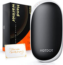 Hotdot Hand Warmers Rechargeable,Electric Hand Warmer Reusable,5200mAh Portable Charger,Hot Hands Pocket Heater,Gadgets for Men Outdoor Camping and Hunting,The Best Winter Gifts for Women