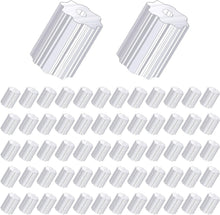 TOAOB 100pairs Earring Safety Backs Clear Rubber Earrings Stoppers 3x3mm for Earrings Making