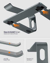 NULAXY Laptop Stand, Detachable Aluminum Laptop Stand for Desk, Ergonomic Laptop Riser Holder Computer Stand Compatible with MacBook Air Pro, Dell XPS, HP, Lenovo More 10-16 Laptops (Grey)