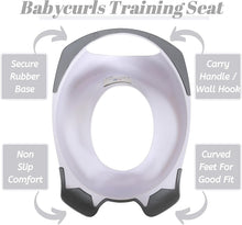 Babycurls Little Journey Toilet Training Kids Non Slip Up Step Stool + Toilet Training Seat Combo Unisex White for Safe Toddler Loo Potty Training in The Bathroom and Home