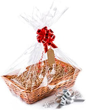 woodluv 1 x Create Your Own Wicker Gift Hamper Basket Kit Use, Christening, Wedding, Baby Shower or Birthday Gift