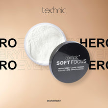 Technic Soft Focus Translucent Loose Powder - Silky & Lightweight Matte Fixing Face Powder - Absorb Oil, Remove Shine, Set Makeup And Hide Imperfections & Fine Lines - 20g