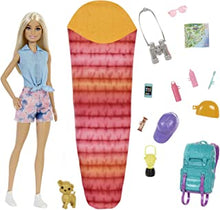 Barbie It Takes Two “Malibu” Camping Doll with Puppy & 10+ Accessories, 3 to 7 Years