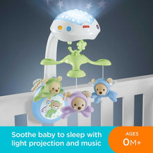 Fisher-Price Baby Crib Toy, 3-in-1 Projection Mobile, Butterfly Dreams Sound Machine with Light Projection for Newborn to Toddler, CDN41