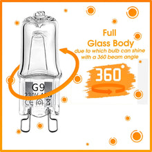 MSC 3 x 40w G9 Halogen Oven Bulbs Suitable for Oven, Salt Lamp, Lava Lamp, g9 Bulb. Dimmable and Compatible Oven Light Bulbs for Zanussi, AEG, Stoves Cooker Bulb etc Warm White 230V (3000k 3 pc 40w)