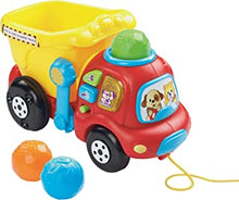 VTech Put and Take Dumper Truck, Baby Interactive Toys for Toddlers, Compatible with Toot-Toot Cars, Dumping Truck for Kids Boys & Girls 6 Months - 3 Years Old