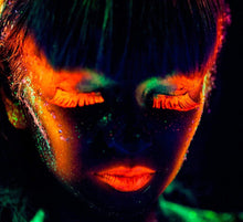 UV Glow Neon Face and Body Paint - Fluorescent - Brightest glow under UV! (10ml (Pack of 6))
