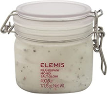 ELEMIS Frangipani Monoi Salt Glow, Skin Softening Salt Body Scrub to Exfoliate, Smooth and Soften, Lightly Scented Exfoliating Scrub Infused with Minerals to Cleanse and Hydrate Skin, 490g