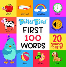 DITTY BIRD Baby Sound Toy: Our first 100 WORDS interactive Book is the Perfect Musical Toys from 1 Year old boy girl Gifts. Electronic early development toys for toddlers 1-3. AAA included