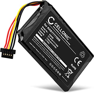 CELLONIC® GPS Battery Replacement for TomTom Go 6200, Go 6100, Go 6000, Go 5000, Go 600, Go 500 AHA11111008 VFAD VF6P 1100mAh Capacity SatNav Sat Nav Navi Power Pack