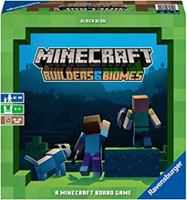 Ravensburger Minecraft Builders & Biomes Strategy Board Game for Kids & Adults Age 10 Years Up (Base Game)