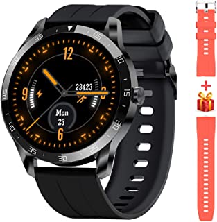 Blackview Smart Watch for Men, Full Touch Screen Fitness Trackers with Heart Rate Sleep Monitor, Fitness Watch with 5ATM Waterproof Pedometer Calorie Stopwatch, Sport Smartwatch for iOS Android Phones