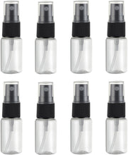 UOOOM 8pcs Atomiser Spray Bottle Set 10ml Transparent Plastic Empty Refillable Beauty Spray Bottle Fine Mist Travel Makeup Bottle (10ml)