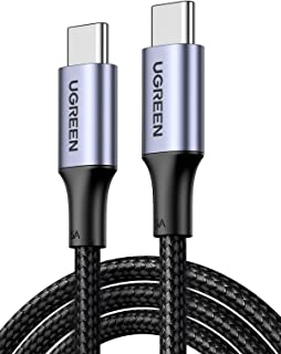 UGREEN USB C to USB C Cable 100W Fast Charge Type C Data Lead Compatible with MacBook Air iPad Pro 2021 Galaxy S22 S21 Ultra Huawei P30 Pixel 6 Oculus Quest (2M)