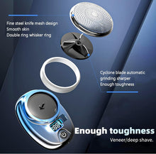 USB Mini Shaver,Pocket Size Mini Shaver with Led Charge Indicator,Dry Shave & Wet Electric Razor for Men, Easy One-Button Use Suitable for Face,Beard (Silver)