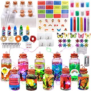 DIY Fairy Potions Kit for Kids- Make Your Own Fairy Potions Arts & Crafts Set- Kids Potion Making Kit- Award Winning Fairy Potions Craft Kit Toys- Great Gift for Kids 4 5 6 7 8 9 10 Years and Up