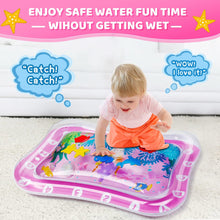 HahaGift Baby Toys 0-6-12 Months Girls Gifts, Baby Stuff for Newborn Toys 0-3-6 Months Inflatable Baby Tummy Time Water Mat Sensory Toys for 0-3-6-12 Months Development Activity Toys 6 to 12 Months