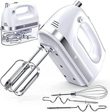 LILPARTNER Hand Mixer Electric Whisk - 400w Ultra Power Hand Whisk with 5 Speed(Turbo Boost/Self-Control Speed),5 Stainless Steel Attachments, Food Kitchen Mixer Handheld for Baking