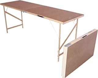 Wooden Hardboard Folding Wallpaper Paste Pasting Table