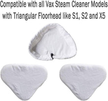 Microfibre Cloths Universal Cleaning Pads compatible with X5 and Vax S2 Steam Mops (Pack of 3)