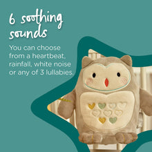 Tommee Tippee Grofriend Baby Sound and Light Sleep Aid, USB-Rechargeable, Soothing Sounds, Lullabies and White Noise, CrySensor and Nightlight, Ollie the Owl