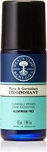 Neal's Yard Remedies |Rose & Geranium Deodorant |Natural Roll On with Rose & Geranium Fragrance for 24Hr Confidence |100% Free from Aluminium |50ml