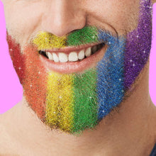'Beard-Dazzled' Biodegradable Rainbow Beard Glitter