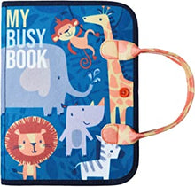 Nuby My Busy Book Sensory Toy for 3 year olds. Montessori Activity Board. Educational Toddlers Toys