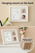 PewinGo Footprint Kit & Handprint Kit, Baby Photo Frame Kit Clay for Newborn Baby Girls and Boys, Baby Shower Gifts,Baby Registry, New Parents Gift, Perfect Baby Memory and Nursery Room Decoration