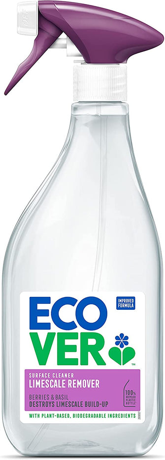 Ecover Limescale Remover, Multi Surface Cleaner, Berries & Basil, 500ml