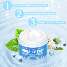Urea Cream,GIMGO Foot Cream for Cracked Heels and Dry Skin,Urea Foot Cream 40%,Cracked Heel Repair Cream For Feet,Knees,Hand&Elbows,Rough,Cracked,Dead Skin,4.3oz(120g)