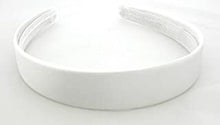 Mias Accessories, 1 Count Wide Satin Alice Band, for Women, White IN9013