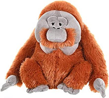 Wild Republic Male Orangutan Plush Soft Toy, Cuddlekins Cuddly Toys, Gifts for Kids 30 cm