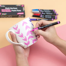 PAINTIGO Acrylic Paint Pens for Rock Painting, Wood, Ceramic, Glass, Fabric, Mugs, Canvas, DIY Craft Supplies - Acrylic Paint Markers Set of 26 Colors, Water Based, Waterproof, Extra Fine Tip 0.7mm