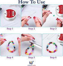 0.5mm Clear Elastic Thread Stretchy Elastic For Bracelet Making Bracelet Clear Elastic For Jewellery Making Elasticated String Bracelets Necklace Beading Decorations Jewellery (0.5mm x 20m - 1 Spool)