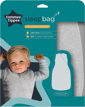 TommeeTippeeBaby Sleep Bag, The OriginalGrobag, Hip-Healthy Design, Soft Cotton-Rich Fabric, 18-36 m, 1.0 TOG, Sky Grey Marl