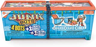 HEXBUG 430-6843 JUNKBOTS Industrial Dumpster Assortment Kit Surprise Every Box LOL with Boys and Girls Alien Powered Toys for Kids 50+ Pieces of Action Construction Figures for Ages 3 and Up