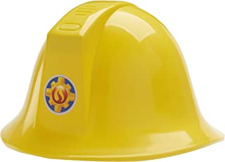 Fireman Sam Helmet with Sound, preschool toy, firefighter dress up, interactive toy, speech and sound effects, gift for 3-6 year old