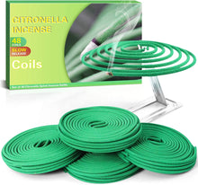 LA BELLEFE 48 Citronella Coils for Home, Kitchen, Outdoors, Bars, Offices, Gifts And More