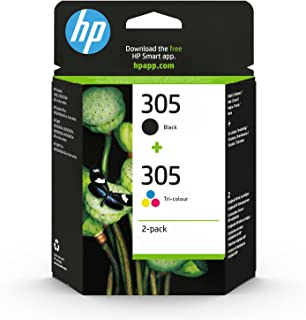 HP 305, Black/Tri-Colour Original Ink Cartridges (6ZD17AE) (Pack of 2)