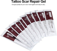 Tattoo Scar Repair Gel, 50Pcs Microblading Aftercare Ointment Vitamin A&D Anti-Inflammatory Anti Scar Tattoo Aftercare Cream for Makeup Microblading and Tattoo Healing Art Tattoo Supplies