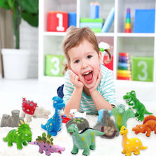 Baby Bath Toys Shower Gifts Dinosaur No Mold BathToys Water Table Pool Boon Bath Toy Organizer Bath Time Infant Bathtub Tub Toy Set Mold Free Bath Toys for Toddlers Kids Ages 3 4 5 6 7 8 Boys Girls