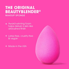 Beautyblender - Original Makeup Applicator Sponge - for Powder Liquid Coverup BB Cream or other Cosmetic Foundation Products - in Pink