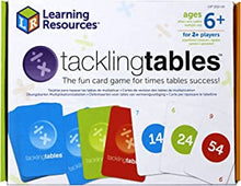 Learning Resources LSP1212-UK Tacklingtables Student Game Success Home Or in The Classroom, Set Contains Times Tables Chart 78 Graded Cards and Guide, Multicoloured