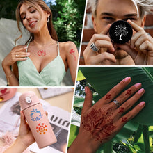 Temporary Tattoo Stencils 15 Sheets 410+ Pieces Glitter Tattoo Stencils with Makeup Stencils for Kids and Adults Halloween Party