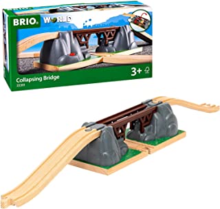 BRIO World Collapsing Bridge for Kids Age 3 Years Up - Compatible With All BRIO Railway Train Sets and Accessories