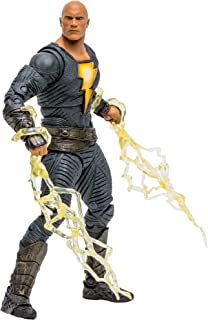 McFarlane Toys, 7-Inch DC Black Adam (Hero Costume) Action Figure with 22 Moving Parts, Collectible DC Black Adam Movie Figure with Stand Base Unique Collectible Character Card – Ages 12+