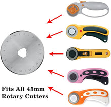 45 mm Rotary Cutter Blade (Pack of 10) Fits Olfa Rotary Cutter, Fiskars Rotary Cutter,Turecut Rotary Cutter,Sewing Accessories,Quilting Ruler,Quilting Accessories