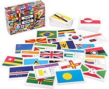 Little Wigwam Flags Of The World Flash Cards - Set of 216 Flags + Country Information